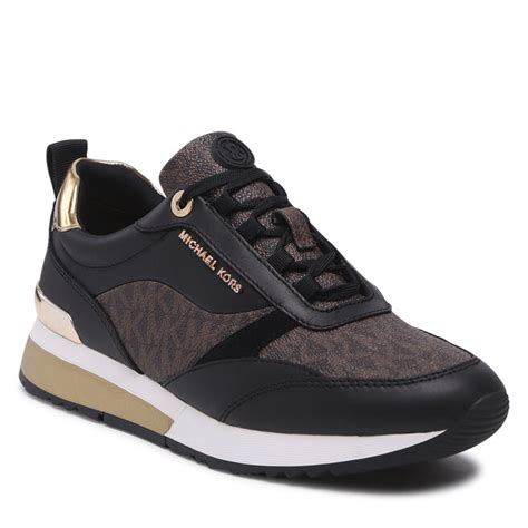 michael kors allie trainer sneakers denim|allie stride leather trainer.